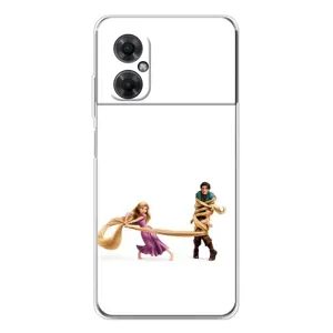 Чехол Рапунцель для Xiaomi Redmi Note 11R (Рапунцель и Флин)