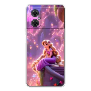 Чехол Рапунцель для Xiaomi Redmi Note 11R (Рапунцель в замке)