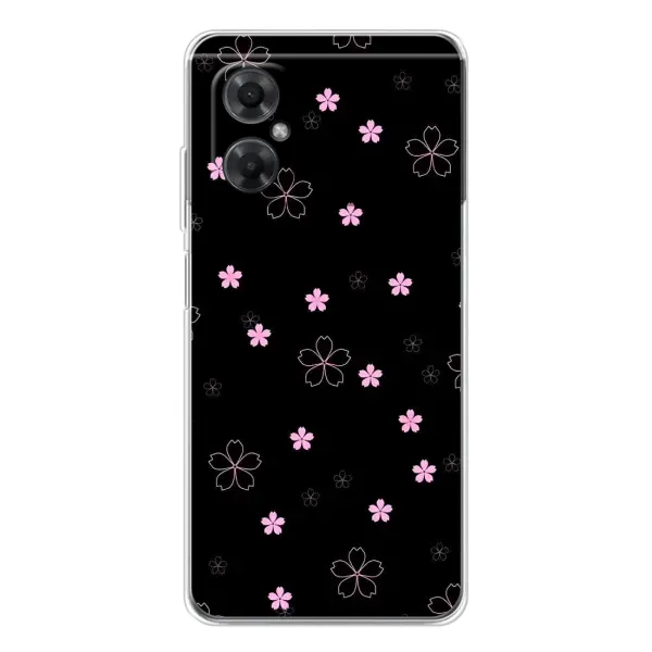 Чехол с принтом «Розовые цветы на черном» для Xiaomi Redmi Note 11R Чехол с принтом «Розовые цветы на черном» для Xiaomi Redmi Note 11R