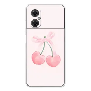 Чохол з розовим принтом для Xiaomi Redmi Note 11R (Рожеві вишні)