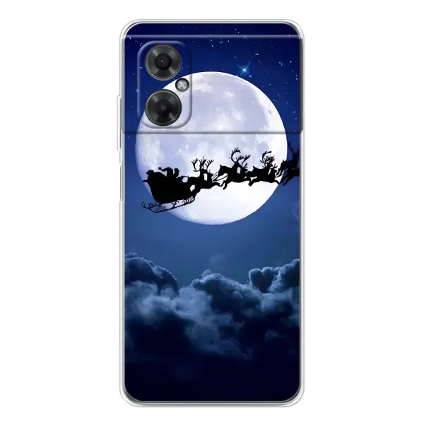 Чехол с принтом «Санта - луна» для Xiaomi Redmi Note 11R Чехол с принтом «Санта - луна» для Xiaomi Redmi Note 11R