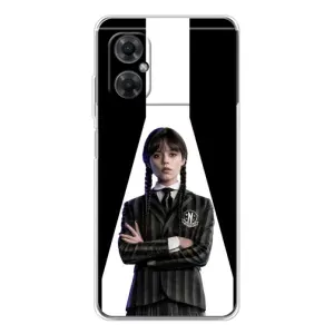 Чехлы Венсдей на Xiaomi Redmi Note 11R Уэнсдей (AlphaPrint) (W-Wednesday)