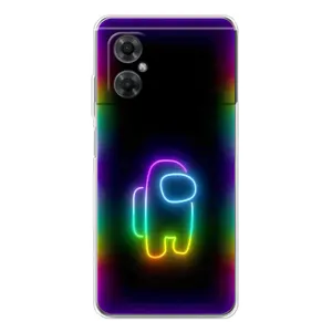 Чохли Амонг Ас для Xiaomi Redmi Note 11R (AlphaPrint) (Яскравий скін)
