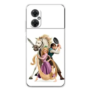 Чехол Рапунцель для Xiaomi Redmi Note 11R (Рапунцель и друзья)