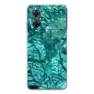Мраморный чехол на Xiaomi Redmi Note 11R (VPrint) (Зеленый мрамор)