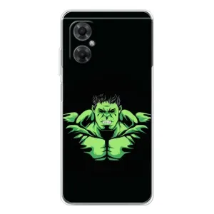 Чехлы с героями Марвел Xiaomi Redmi Note 11R (VPrint) (Зелёный Халк)