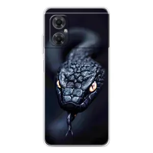 Чехол с картинкой «Хищники» для Xiaomi Redmi Note 11R (Черная змея)