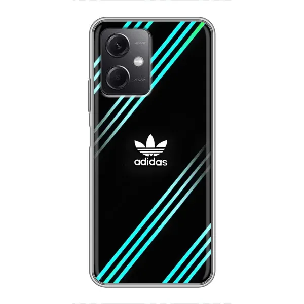 Чехол с принтом «Адидас с полосами» для Xiaomi Redmi Note 12 (5G)
