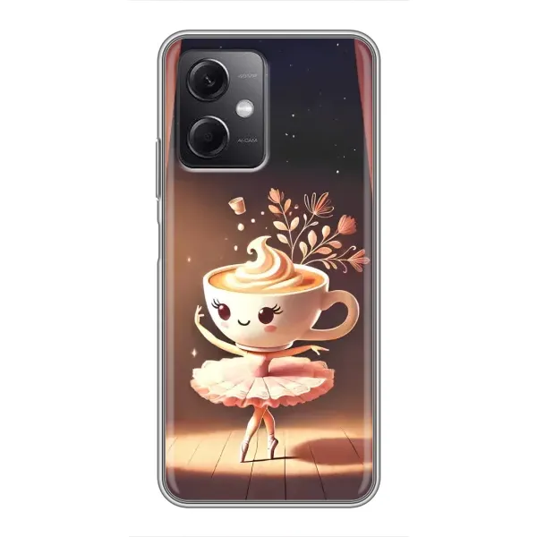 Чохол з принтом «Балерина капучина» для Xiaomi Redmi Note 12 (5G)