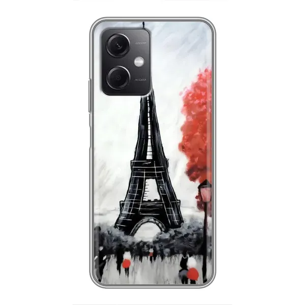 Чехол с принтом «Башня в Париже» для Xiaomi Redmi Note 12 (5G) Чехол с принтом «Башня в Париже» для Xiaomi Redmi Note 12 (5G)