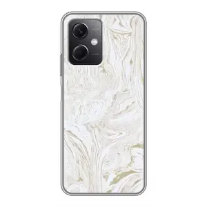 Мраморный чехол на Xiaomi Redmi Note 12 (5G) (VPrint) (Белый мрамор)