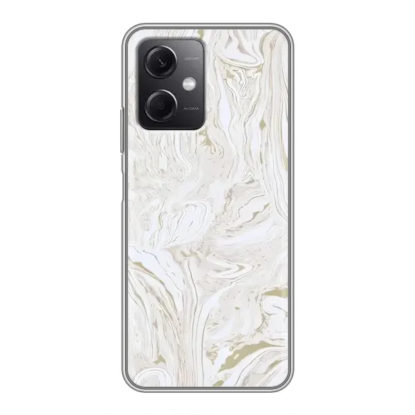 Чехол с принтом «Белый мрамор» для Xiaomi Redmi Note 12 (5G)