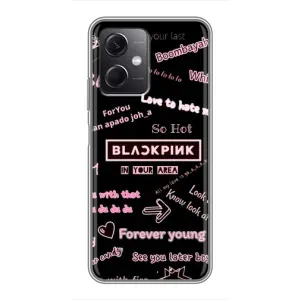 Чехол с музыкальной группой для Xiaomi Redmi Note 12 (5G) (BLACKPINK)
