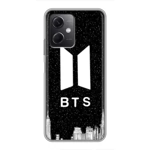 Чехлы BTS для Xiaomi Redmi Note 12 (5G) (AlphaPrint) (БТС Лого)