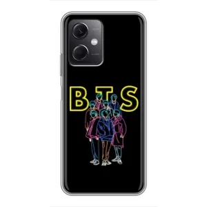 Чехлы BTS для Xiaomi Redmi Note 12 (5G) (AlphaPrint) (BTS стайл)