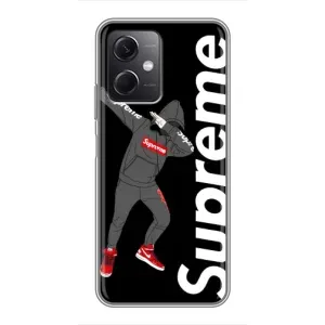 Чехол для Xiaomi Redmi Note 12 (5G) с картинкой Supreme (AlphaPrint) (Деб Суприм)