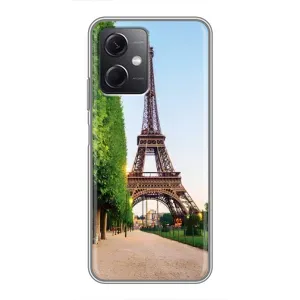 Чехол Эйфелева Башня для Xiaomi Redmi Note 12 (5G) - (AlphaPrint) (Дорога в Париж)