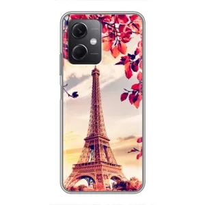 Чехол Эйфелева Башня для Xiaomi Redmi Note 12 (5G) - (AlphaPrint) (Эйфелева Башня)