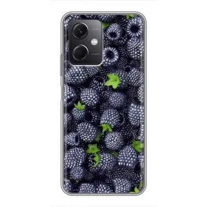 Чехлы с Фруктами для Xiaomi Redmi Note 12 (5G) (VPrint) (Ежевика)