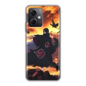 Чехол с принтом «Итачи с воронами» для Xiaomi Redmi Note 12 (5G)