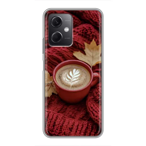 Чехол с принтом «Кофе на пледе» для Xiaomi Redmi Note 12 (5G) Чехол с принтом «Кофе на пледе» для Xiaomi Redmi Note 12 (5G)