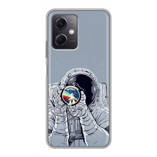 Чехол с принтом «Космонавт фото» для Xiaomi Redmi Note 12 (5G) Чехол с принтом «Космонавт фото» для Xiaomi Redmi Note 12 (5G)