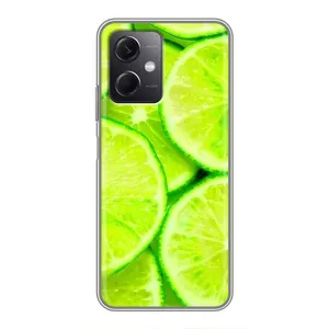 Чехлы с Фруктами для Xiaomi Redmi Note 12 (5G) (VPrint) (Лайм)
