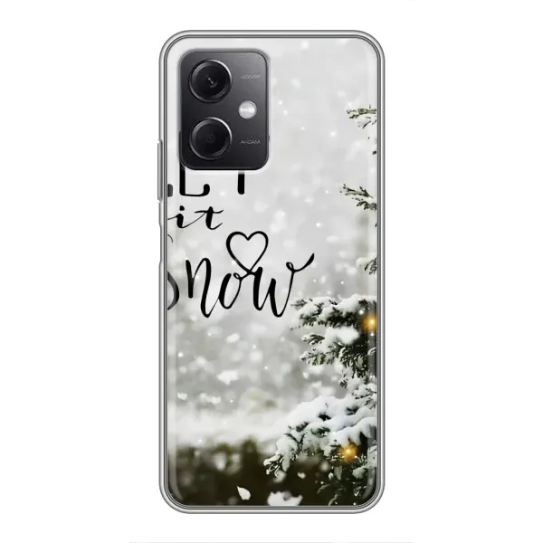 Чехол с принтом «Let it snow» для Xiaomi Redmi Note 12 (5G)