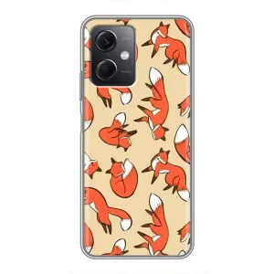 Чехлы с картинкой Лисички для Xiaomi Redmi Note 12 (5G) (VPrint) (Лисички)