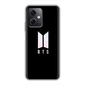 Чехлы BTS для Xiaomi Redmi Note 12 (5G) (AlphaPrint) (Лого BTS)