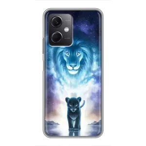 Чехол со Львом для Xiaomi Redmi Note 12 (5G) (VPrint) (Маленький лев)