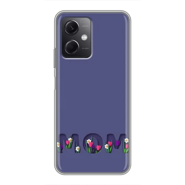 Чохол з принтом «Мама в квітах» для Xiaomi Redmi Note 12 (5G)