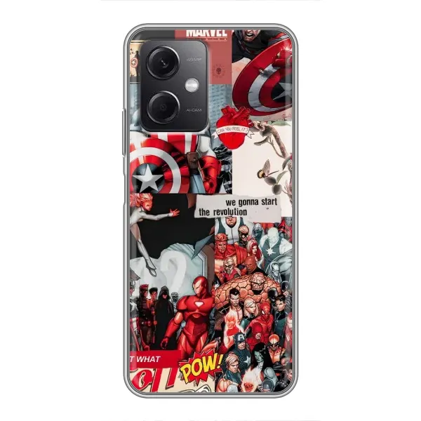 Чехол с принтом «Марвел Комикс» для Xiaomi Redmi Note 12 (5G) Чехол с принтом «Марвел Комикс» для Xiaomi Redmi Note 12 (5G)