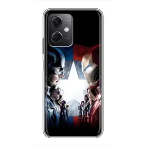 Чехлы с героями Марвел Xiaomi Redmi Note 12 (5G) (VPrint) (Марвел стайл)