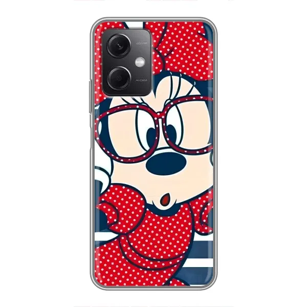 Чехол с принтом «Маус в очках» для Xiaomi Redmi Note 12 (5G)