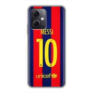 Чехлы Месси для Xiaomi Redmi Note 12 (5G) (AlphaPrint) (Messi Barca 10)