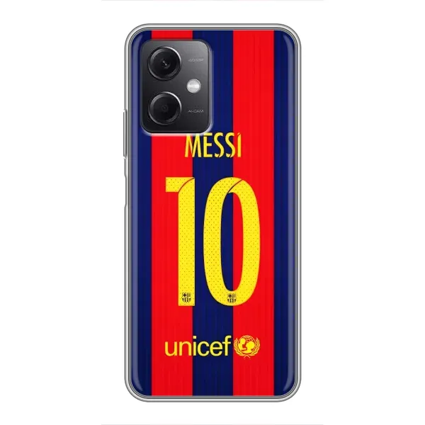 Чехол с принтом «Messi Barca 10» для Xiaomi Redmi Note 12 (5G) Чехол с принтом «Messi Barca 10» для Xiaomi Redmi Note 12 (5G)