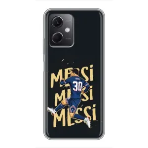 Чехлы для Xiaomi Redmi Note 12 (5G) (Leo чемпион) (AlphaPrint) (Messi ПСЖ)