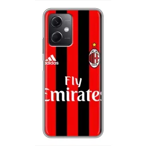 Чехлы для Xiaomi Redmi Note 12 (5G) (VPrint) - Футбольные клубы (Milan)