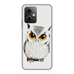 Чехол с птицами на Xiaomi Redmi Note 12 (5G) (VPrint) (Милая Сова)