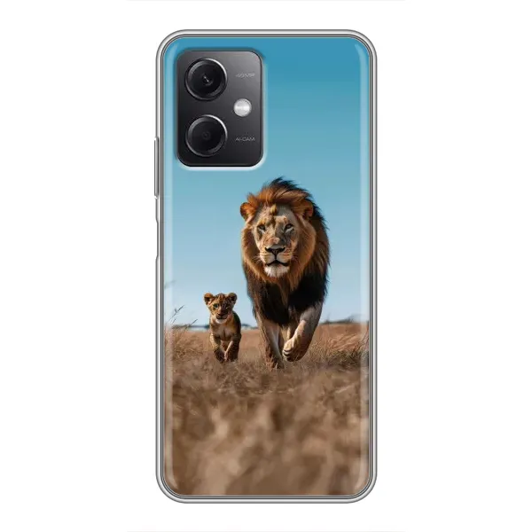 Чохол з принтом «Мусафа та Сімба» для Xiaomi Redmi Note 12 (5G)