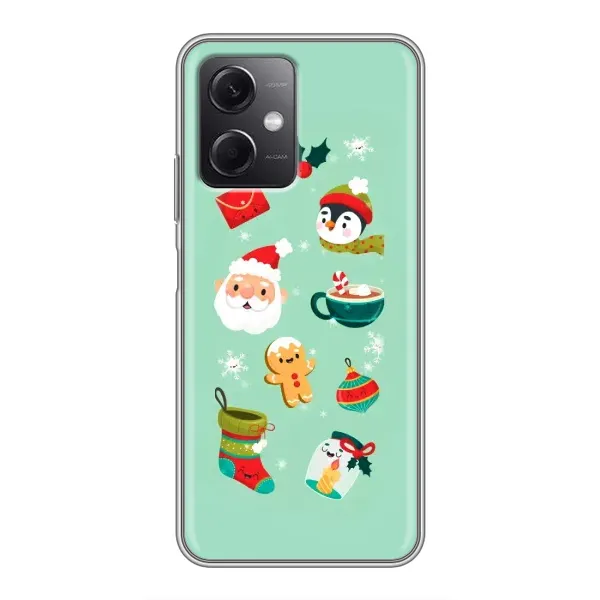 Чехол с принтом «Настроение НГ» для Xiaomi Redmi Note 12 (5G)