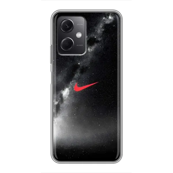 Чехол с принтом «Найк красный» для Xiaomi Redmi Note 12 (5G)