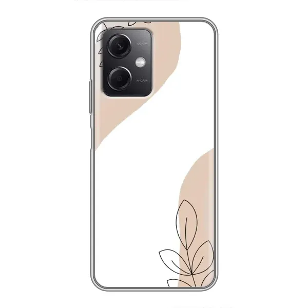 Чехол с принтом «Нюдовая веточка абстракция» для Xiaomi Redmi Note 12 (5G)