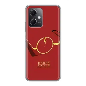 Чехлы с Гарри Поттером для Xiaomi Redmi Note 12 (5G) (AlphaPrint) (очки Гарри)