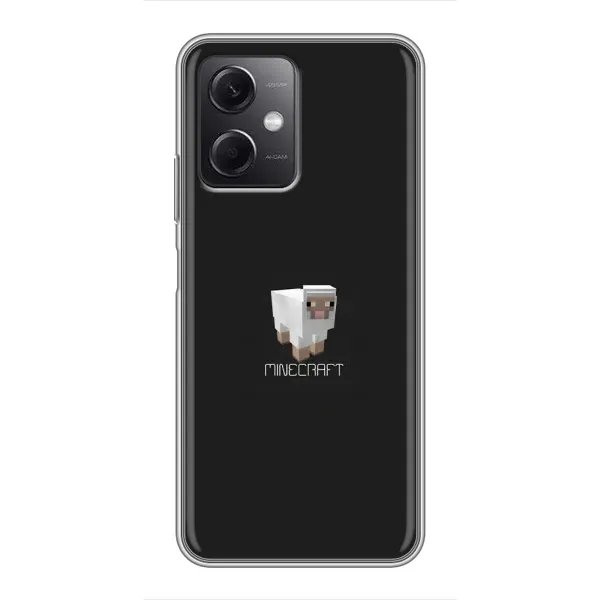 Чехол с принтом «Овечка Майнкрафт» для Xiaomi Redmi Note 12 (5G)