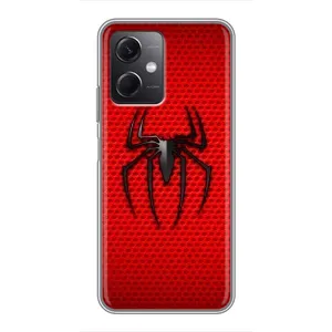 Чехол с человеком пауком для Xiaomi Redmi Note 12 (5G) - (AlphaPrint) (Паук Марвел)