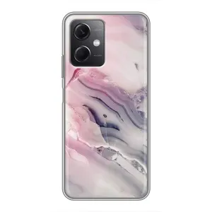 Мраморный чехол на Xiaomi Redmi Note 12 (5G) (VPrint) (Пурпурный Мрамор)