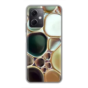 Мраморный чехол на Xiaomi Redmi Note 12 (5G) (VPrint) (Радужный Мрамор)