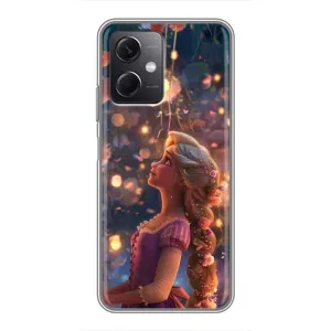 Чехол Рапунцель для Xiaomi Redmi Note 12 (5G) (Рапунцель фонарики)